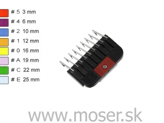Moser 1247-7800 3mm nádstavec s kovovými zubami